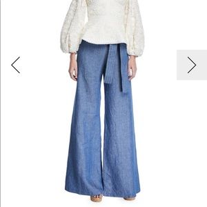 *NEW* ALEXIS Belvia Belted Wide-Leg Pants Size Small